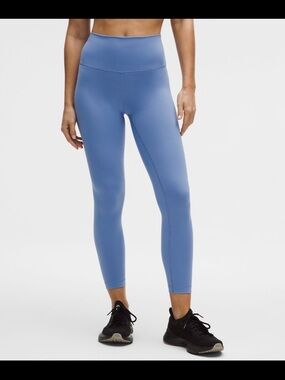 Lululemon Wunder Tain HR tight 28”
Size 8 in Peep Blue Brand New!!